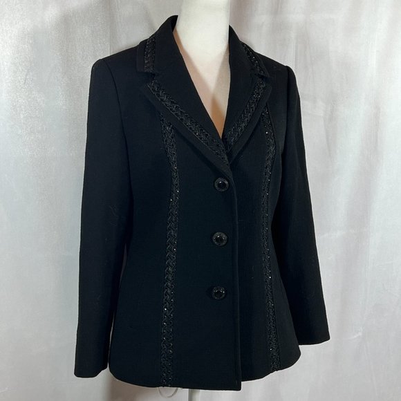Like new SHIN KANG SIK (Korean Designer) Black Tailored Blazer Size Smal… - Picture 7 of 12